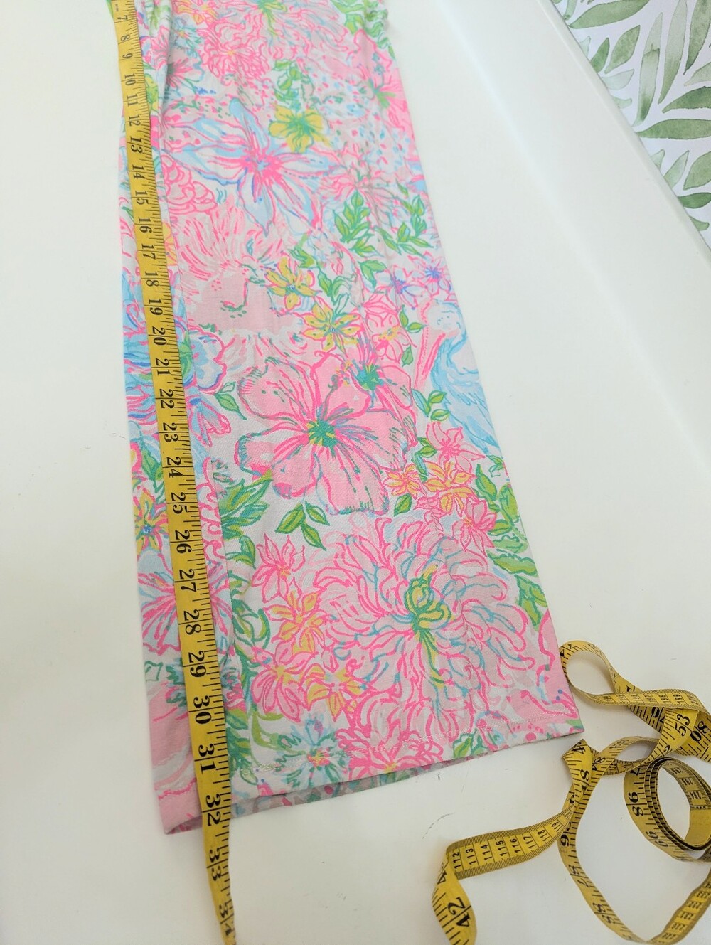 Lilly Pulitzer Wide Leg Palazzo Stretchy Pants Medium - Picture 6 of 8
